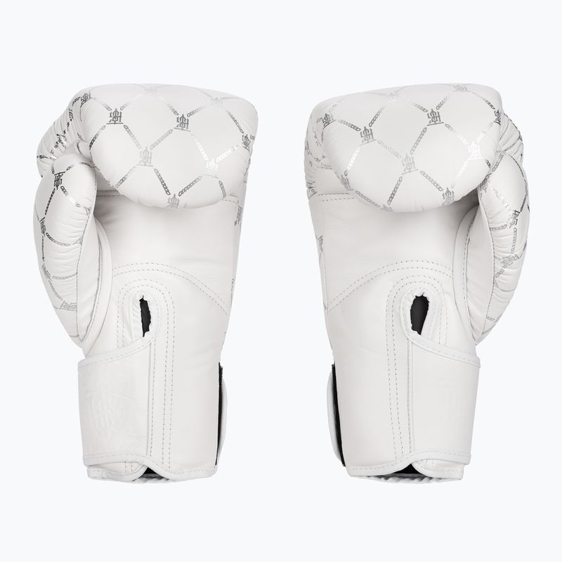 Top King Boxing Chain fehér/ezüst boxkesztyű 2