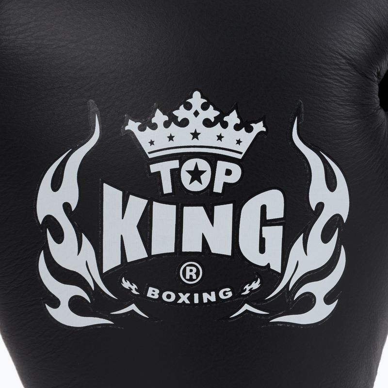 Top King Muay Thai Ultimate Air bokszkesztyűk fekete TKBGAV 5