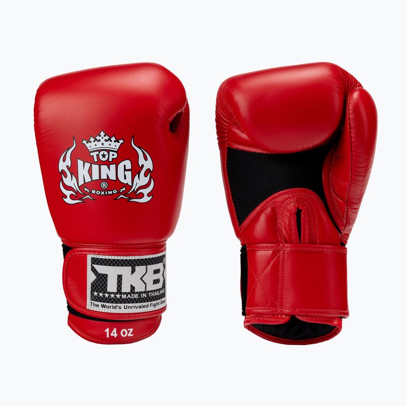 Top King Muay Thai Ultimate Air bokszkesztyűk piros TKBGAV-RD