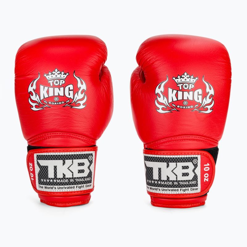 Top King Muay Thai Super kék boxkesztyűk 2