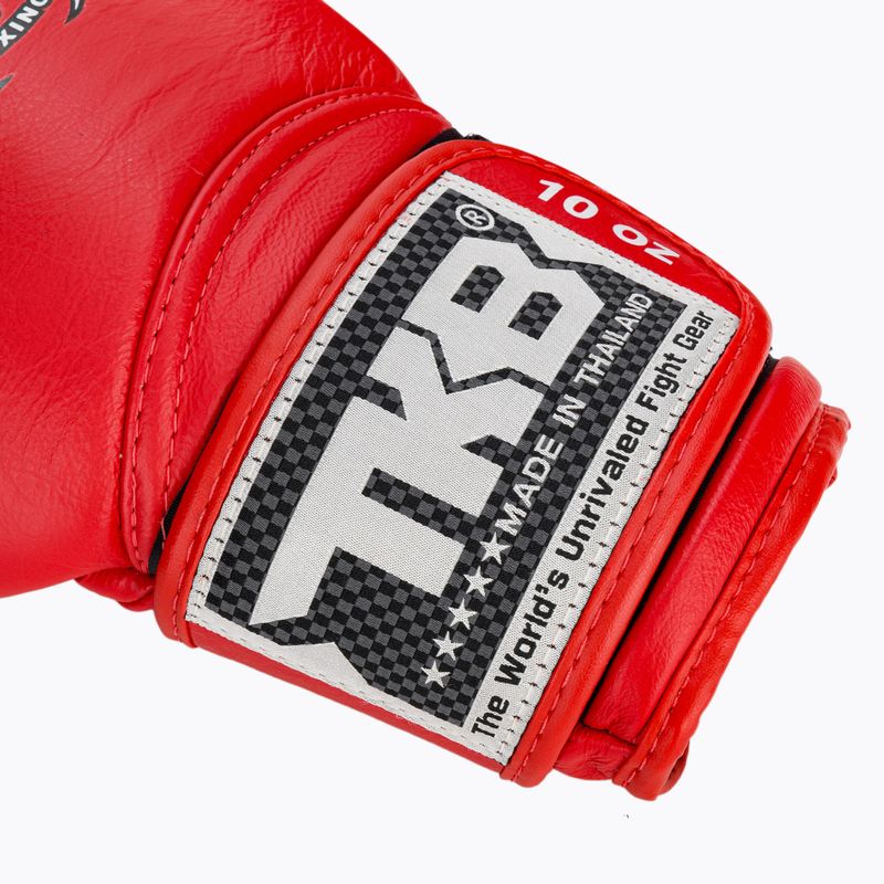 Top King Muay Thai Super kék boxkesztyűk 6