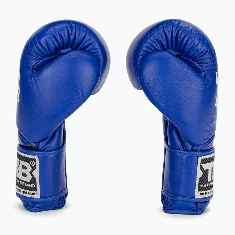 Top King Muay Thai Super kék boxkesztyűk 4
