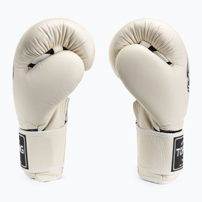 Top King Muay Thai bokszkesztyűk Super Air fehér 3