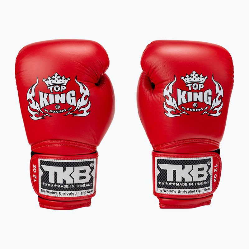 Top King Muay Thai Super Air bokszkesztyűk piros TKBGSA-RD