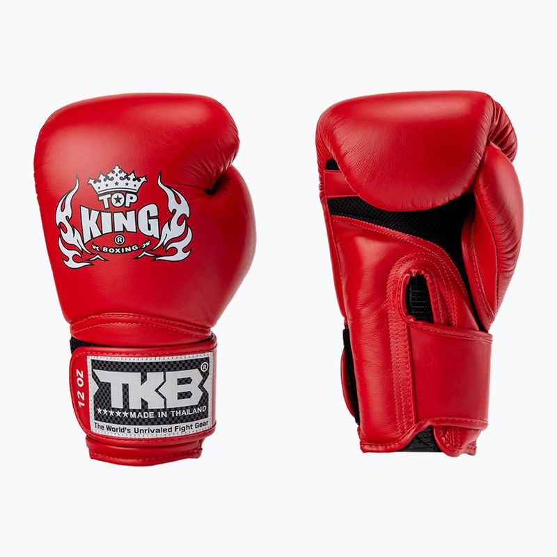 Top King Muay Thai Super Air bokszkesztyűk piros TKBGSA-RD 3