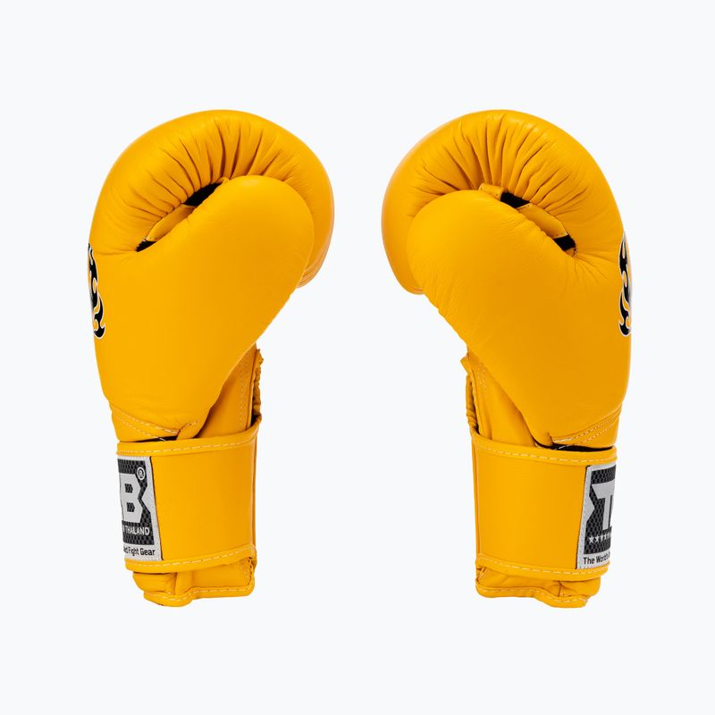 Top King Muay Thai Super Air bokszkesztyűk sárga TKBGSA-YW 4