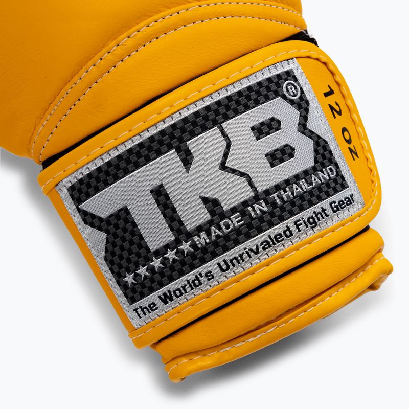 Top King Muay Thai Super Air bokszkesztyűk sárga TKBGSA-YW 5