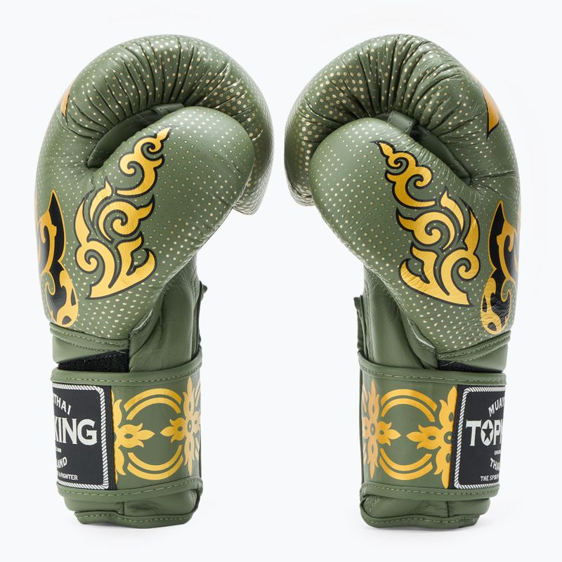 Top King Boxing Kanok khaki bokszkesztyűk 4
