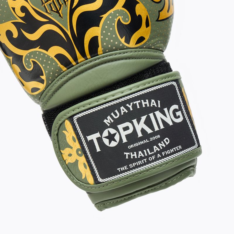 Top King Boxing Kanok khaki bokszkesztyűk 6