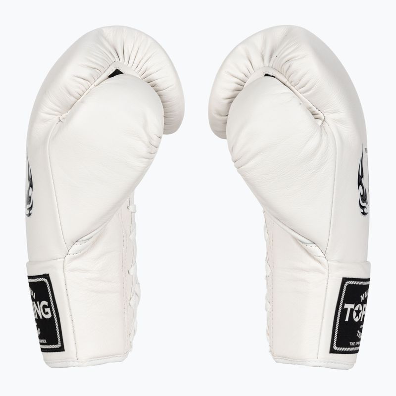 Top King Boxing kesztyű Competition fehér 3