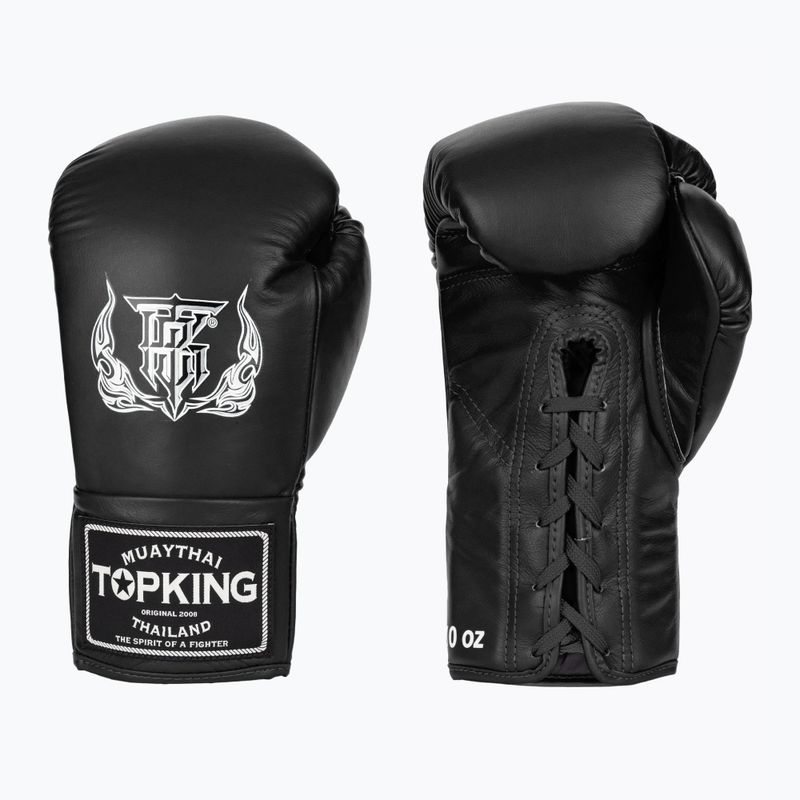 Top King Boxing verseny kesztyű fekete