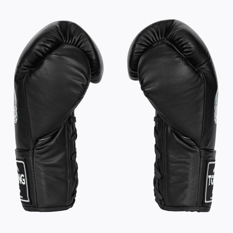 Top King Boxing verseny kesztyű fekete 3