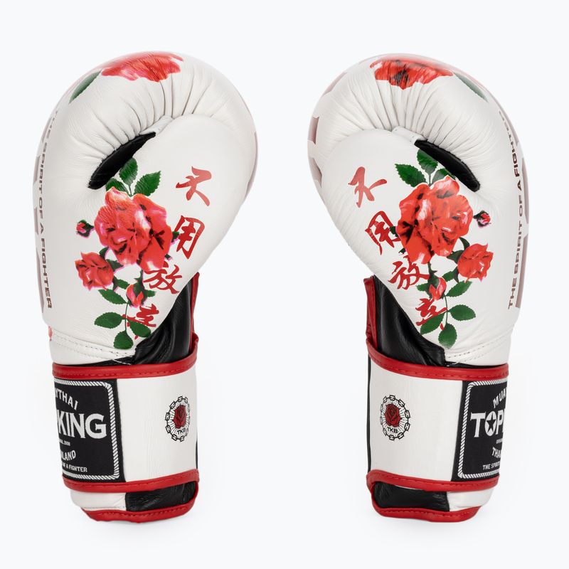 Top King Boxkesztyű Rose fehér 3