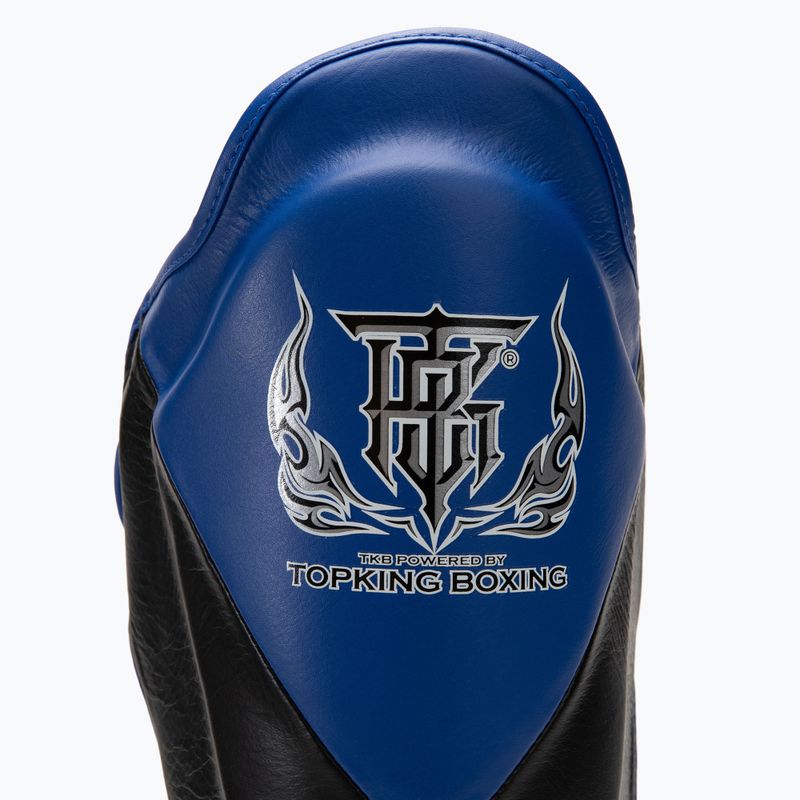 Top King Shin Guards sípcsont- és lábfejvédők Blend fekete/kék színben 3