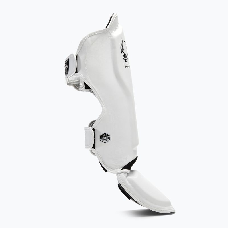 Top King Pro Semi Leather fehér sípcsont- és lábfejvédők 2