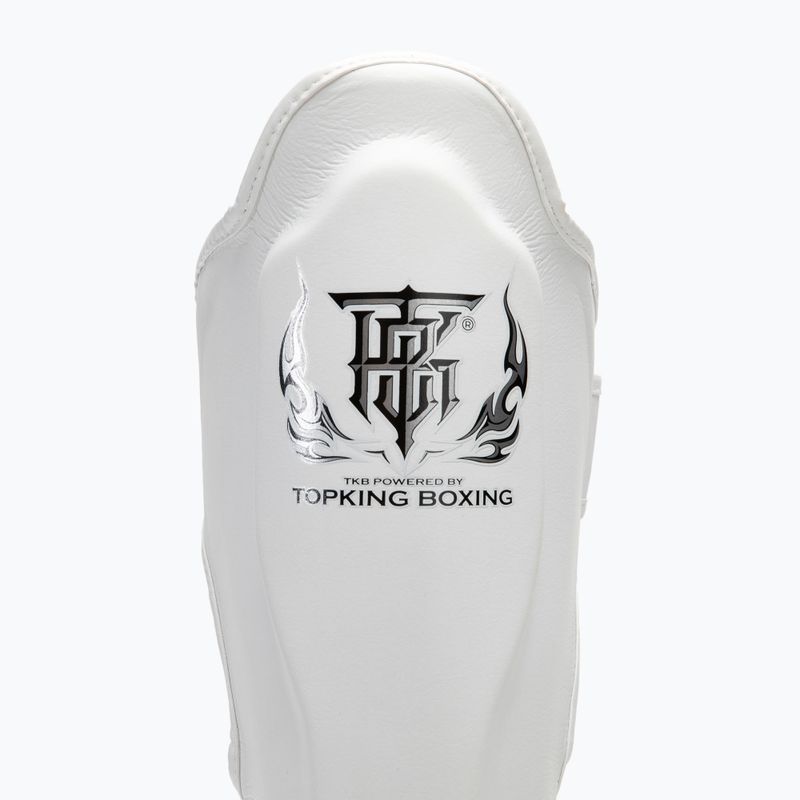 Top King Pro Semi Leather fehér sípcsont- és lábfejvédők 3