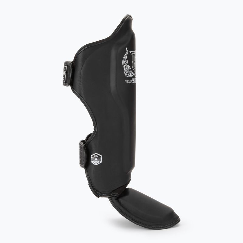 Top King Pro Semi Leather fekete sípcsont- és lábfejvédők 2