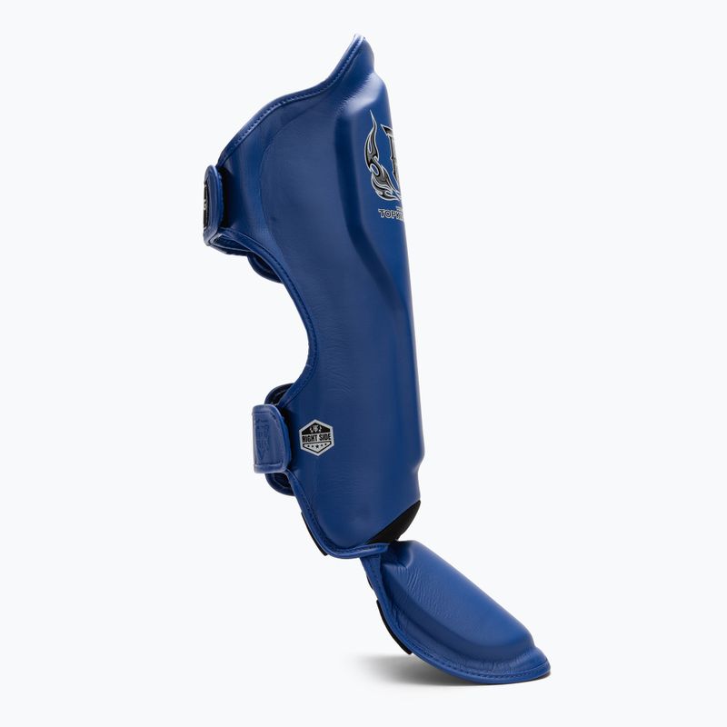 Top King Pro Semi Leather kék sípcsont- és lábfejvédők 2