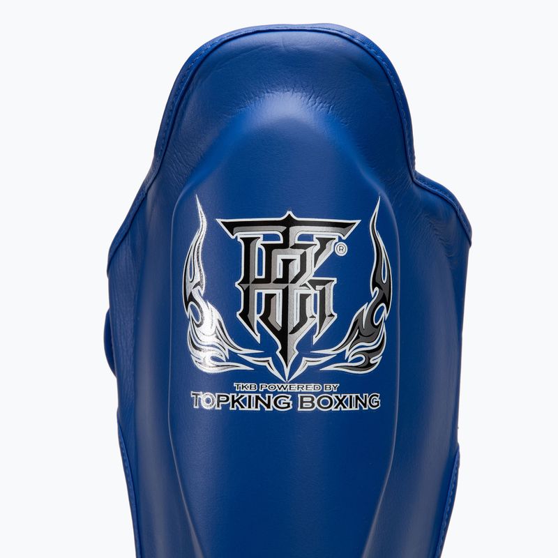 Top King Pro Semi Leather kék sípcsont- és lábfejvédők 3