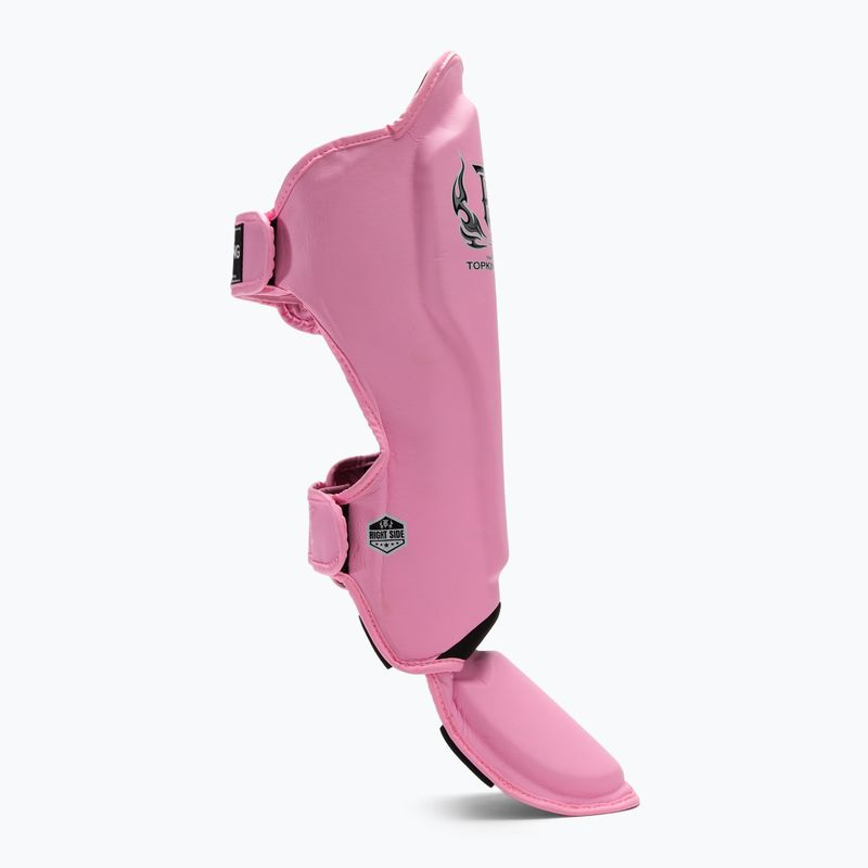Top King Pro Semi Leather rózsaszín sípcsont- és lábfejvédők 2