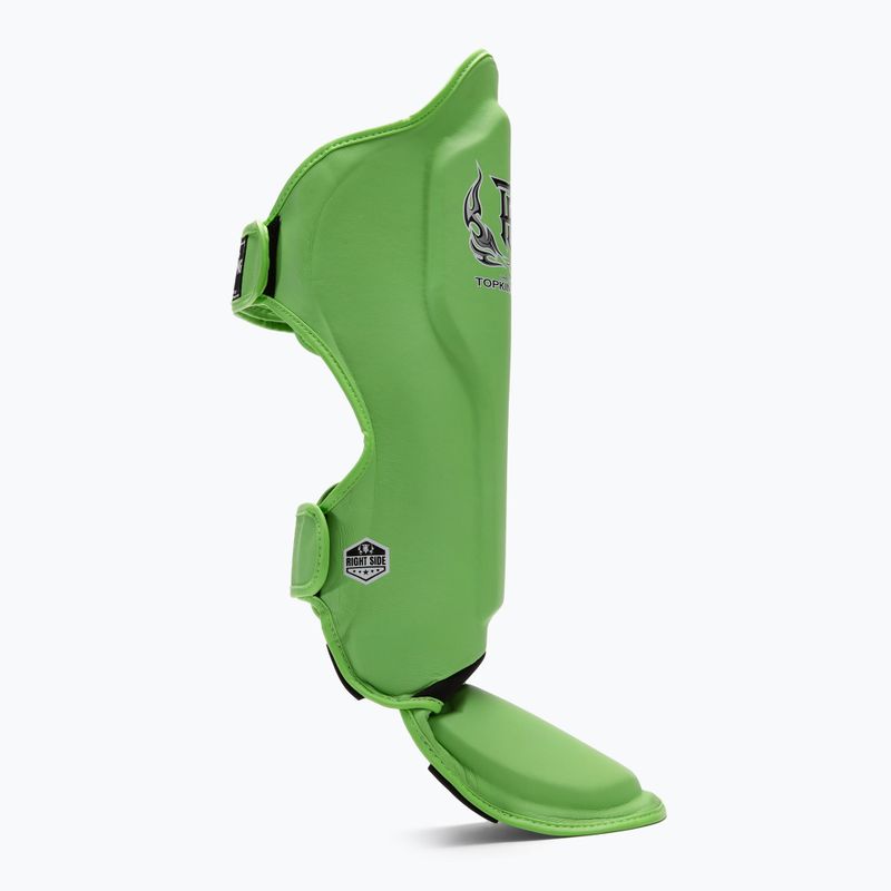 Top King Pro Semi Leather zöld sípcsont- és lábfejvédők 2