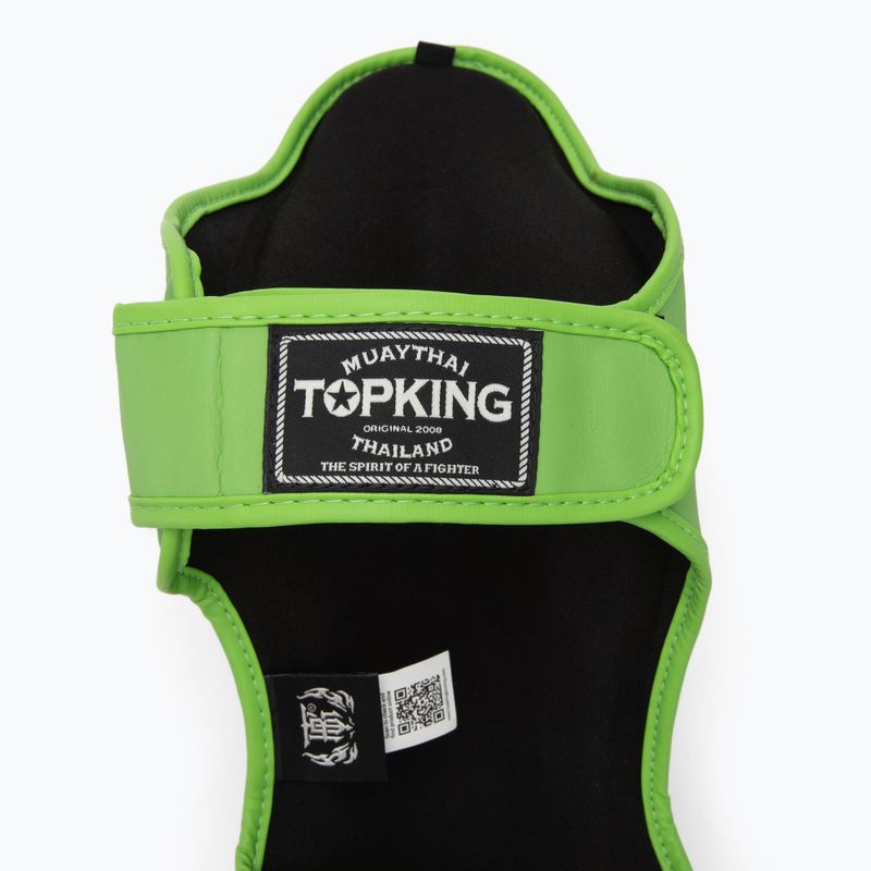 Top King Pro Semi Leather zöld sípcsont- és lábfejvédők 4