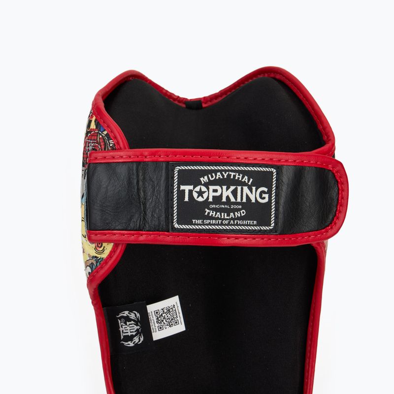 Sípcsont- és lábfejvédő Top King Chain black 6