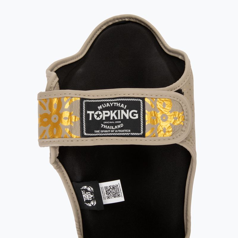 Top King Kanok bézs színű sípcsont- és lábfejvédők 6