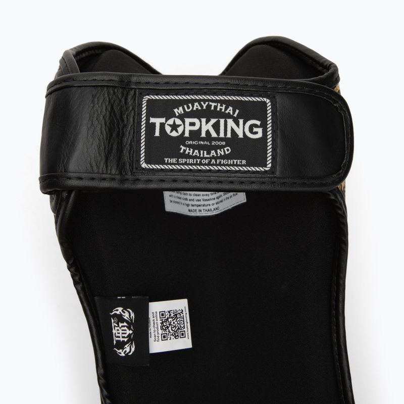 Top King Chain sípcsont és lábfejvédő fekete/arany 4