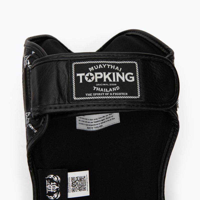 Top King Chain fekete/ezüst sípcsont- és lábfejvédők 4