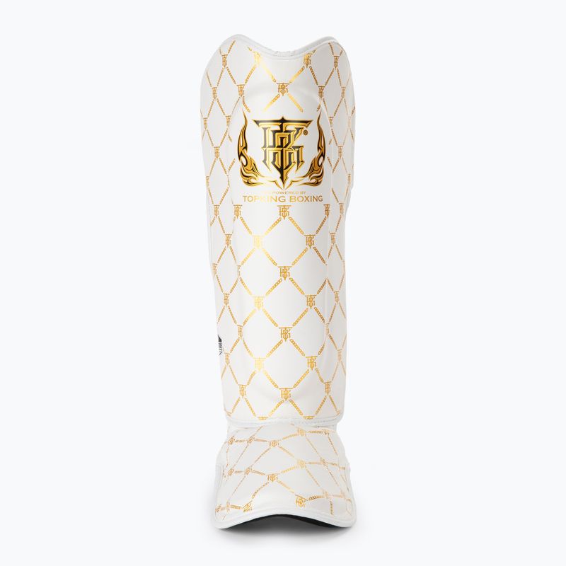 Top King Chain fehér/arany sípcsont- és lábfejvédők 3