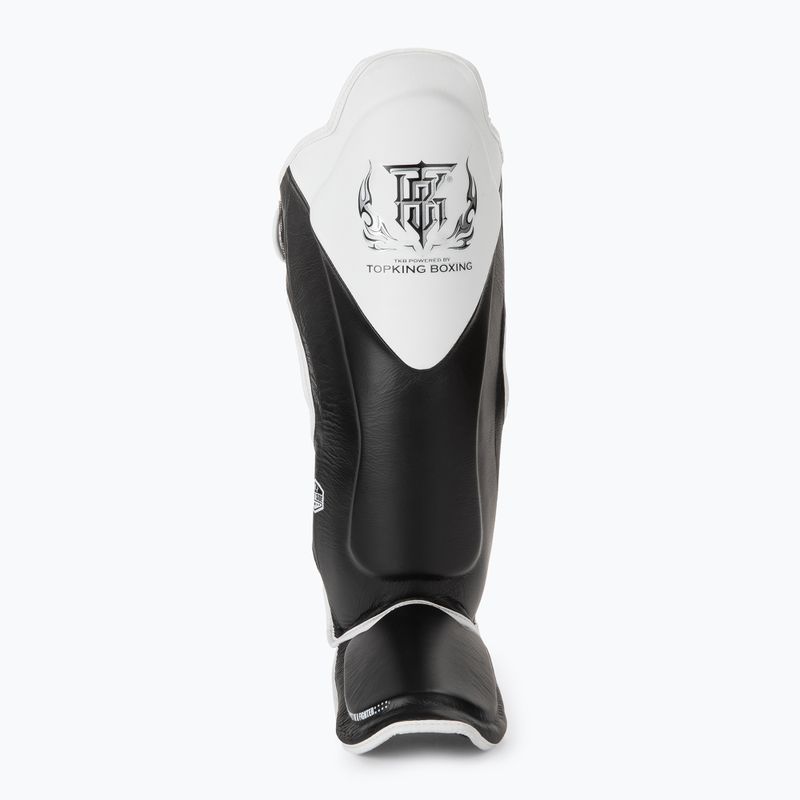 Top King Shin Guards sípcsont- és lábfejvédők Blend fekete/fehér 3
