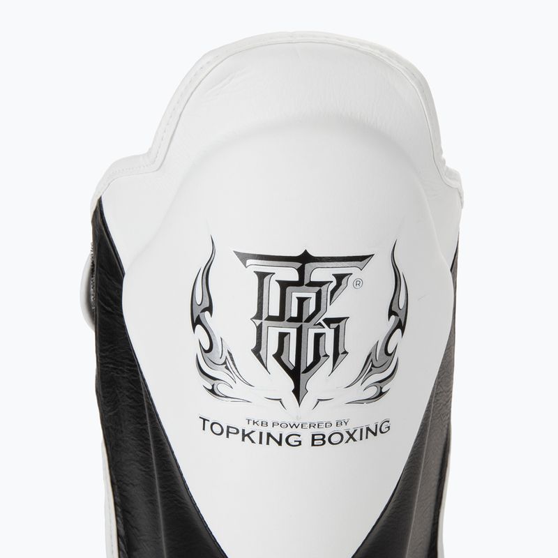 Top King Shin Guards sípcsont- és lábfejvédők Blend fekete/fehér 5