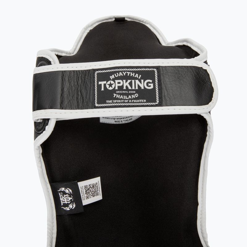 Top King Shin Guards sípcsont- és lábfejvédők Blend fekete/fehér 6