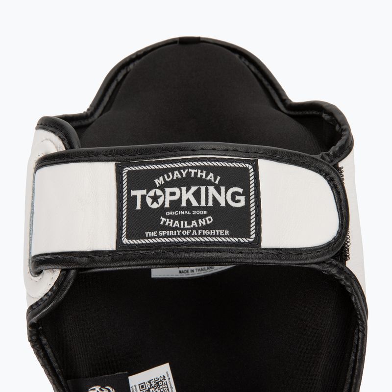 Top King sípcsont- és lábfejvédők Blend fehér/fekete színben 6