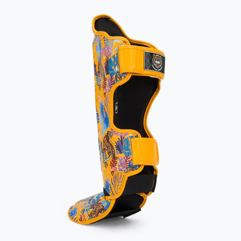 Top King Wild Tiger sípcsont és lábfejvédő sárga színben 3