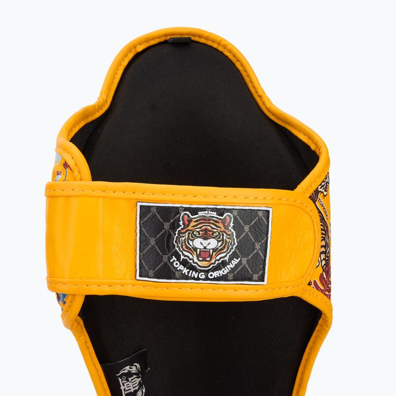 Top King Wild Tiger sípcsont és lábfejvédő sárga színben 7