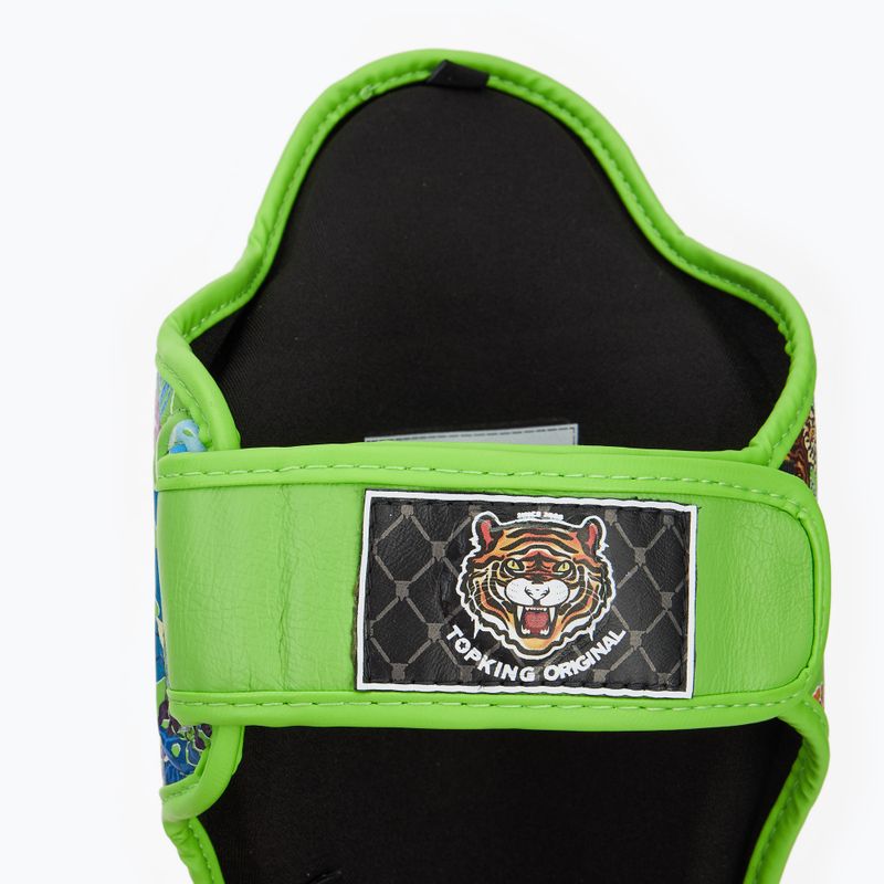 Top King Wild Tiger sípcsont és lábfejvédő zöld 7