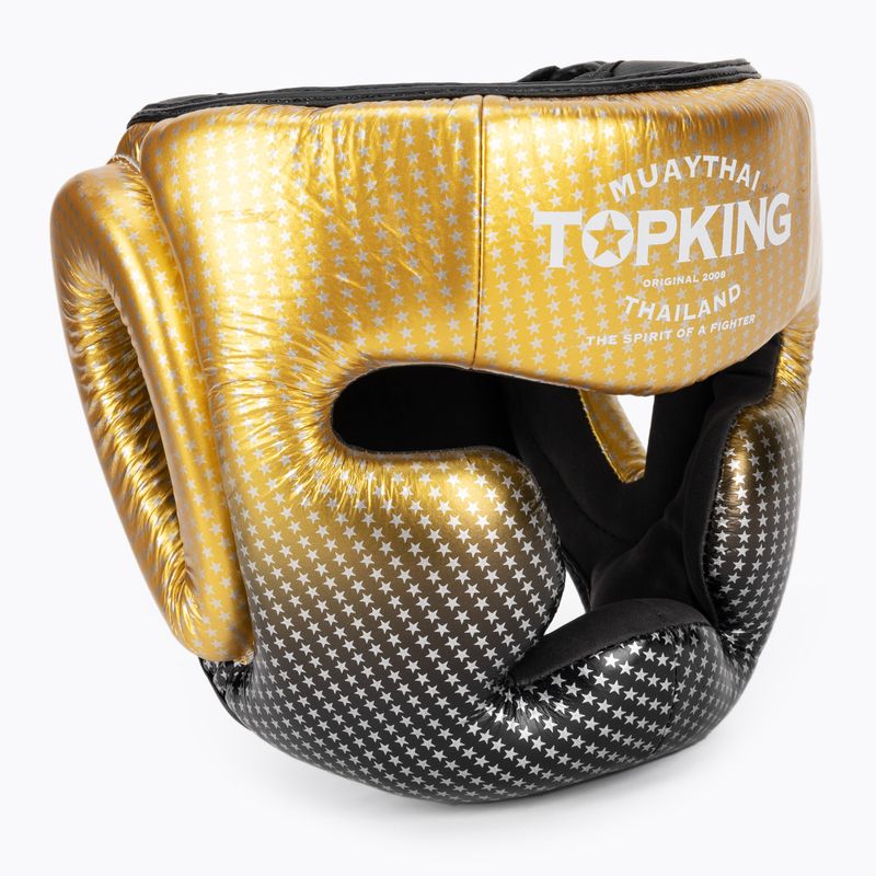 boksz fejvédő Top King Super Star gold