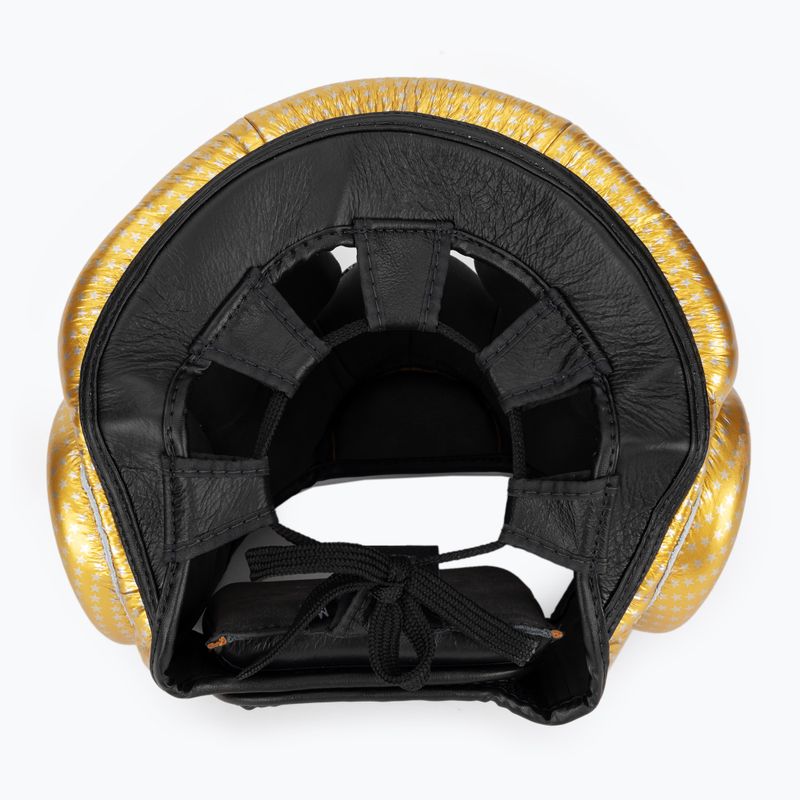 boksz fejvédő Top King Super Star gold 6