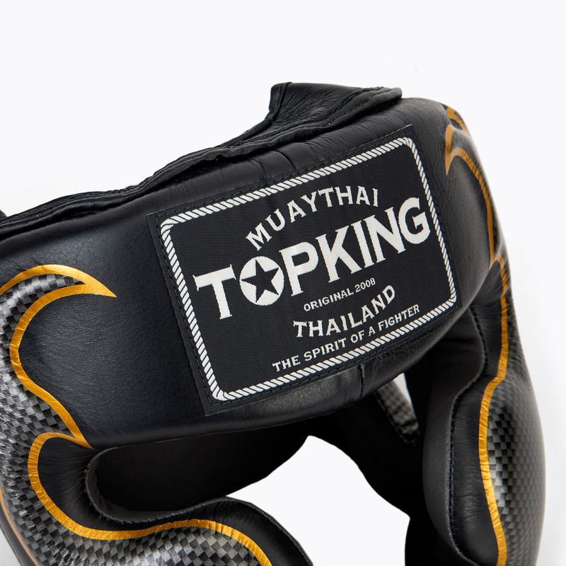 Box fejvédő Top King Empower black/silver 4