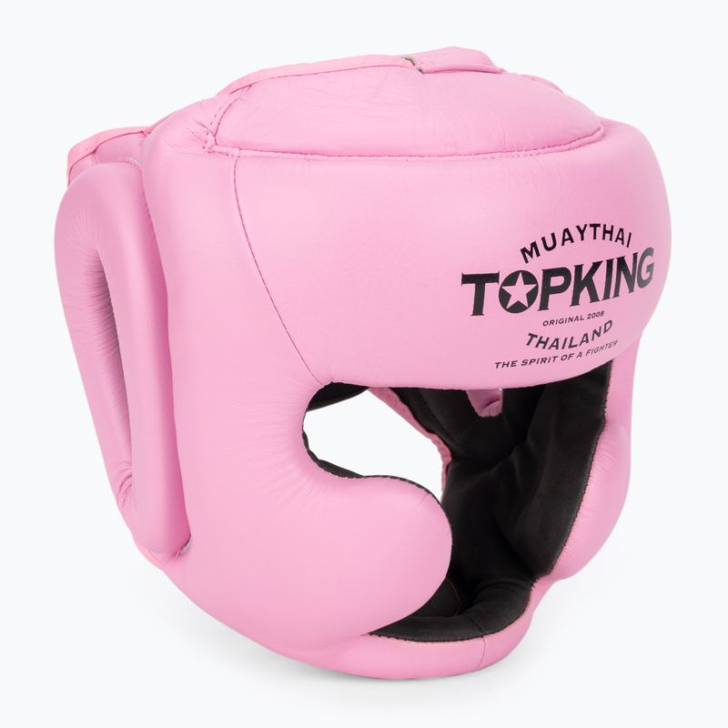 boksz fejvédő Top King Full Coverage pink