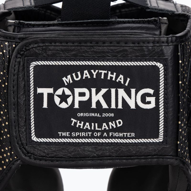 Top King Kanok fekete bokszsisak 5