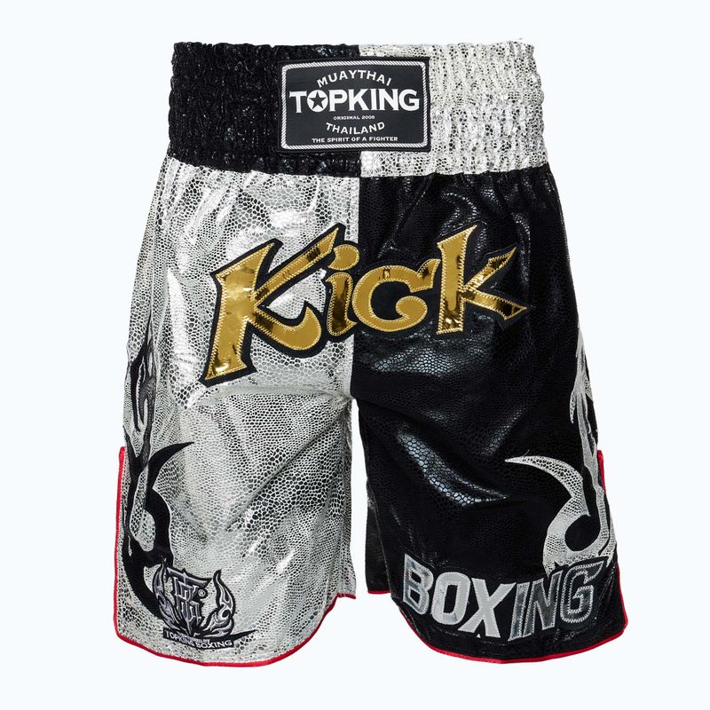 Top King Kickboxing edzőnadrág fekete/fehér