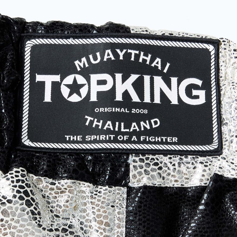Top King Kickboxing edzőnadrág fekete/fehér 4