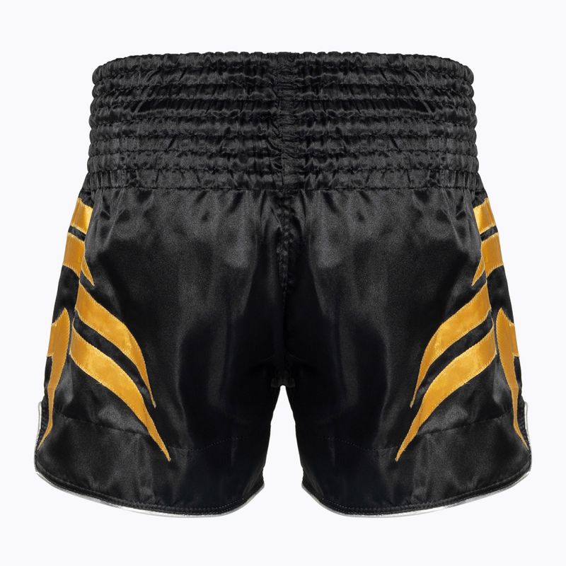 Top King Kickboxing edző rövidnadrág fekete/arany 2