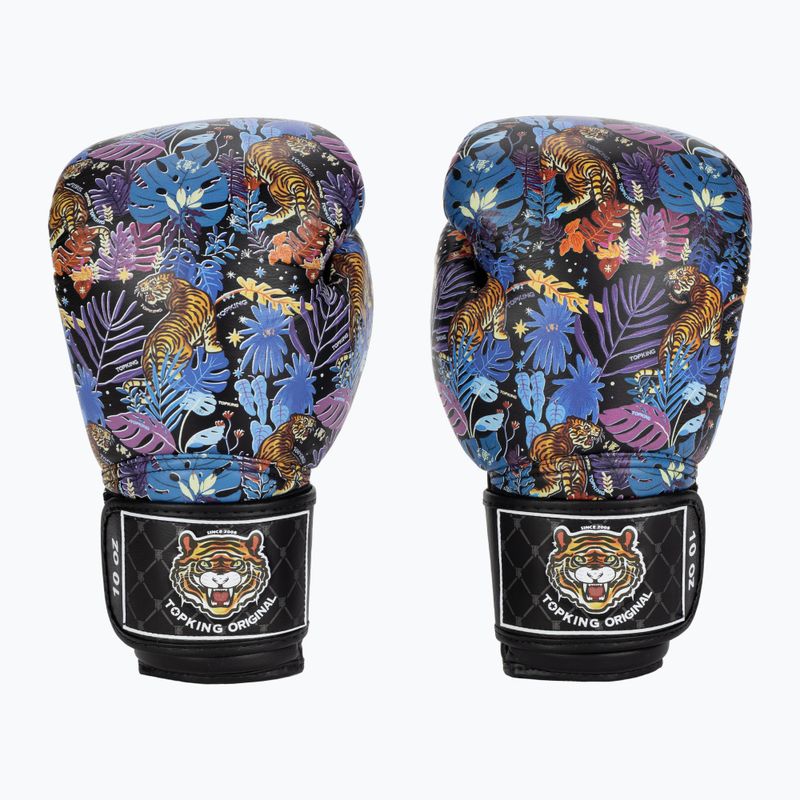 Top King Boxkesztyű Wild Tiger fekete
