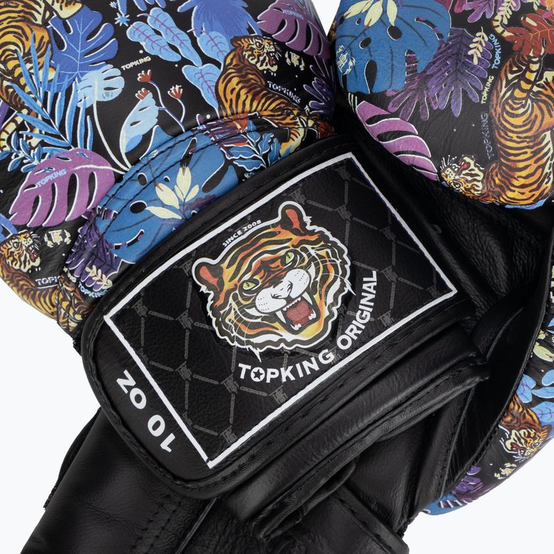 Top King Boxkesztyű Wild Tiger fekete 4