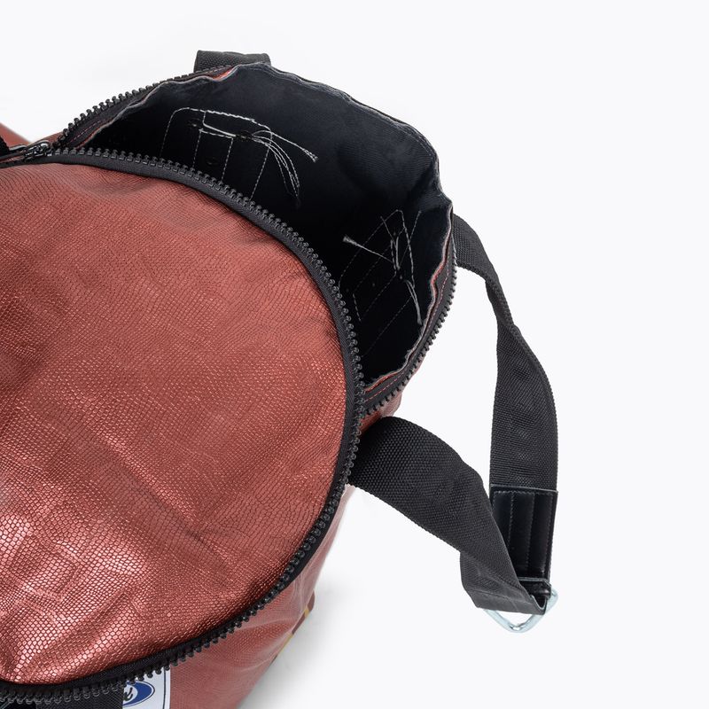 Fairtex 6FT Muaythai banán táska "Python Print" kollekció bokszzsák - töltetlen piros 4