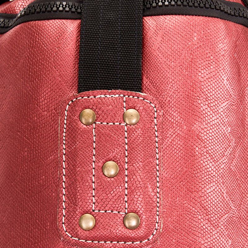 Fairtex 6FT Muaythai Banán táska "Python Print" kollekció bokszzsák - töltött piros 4